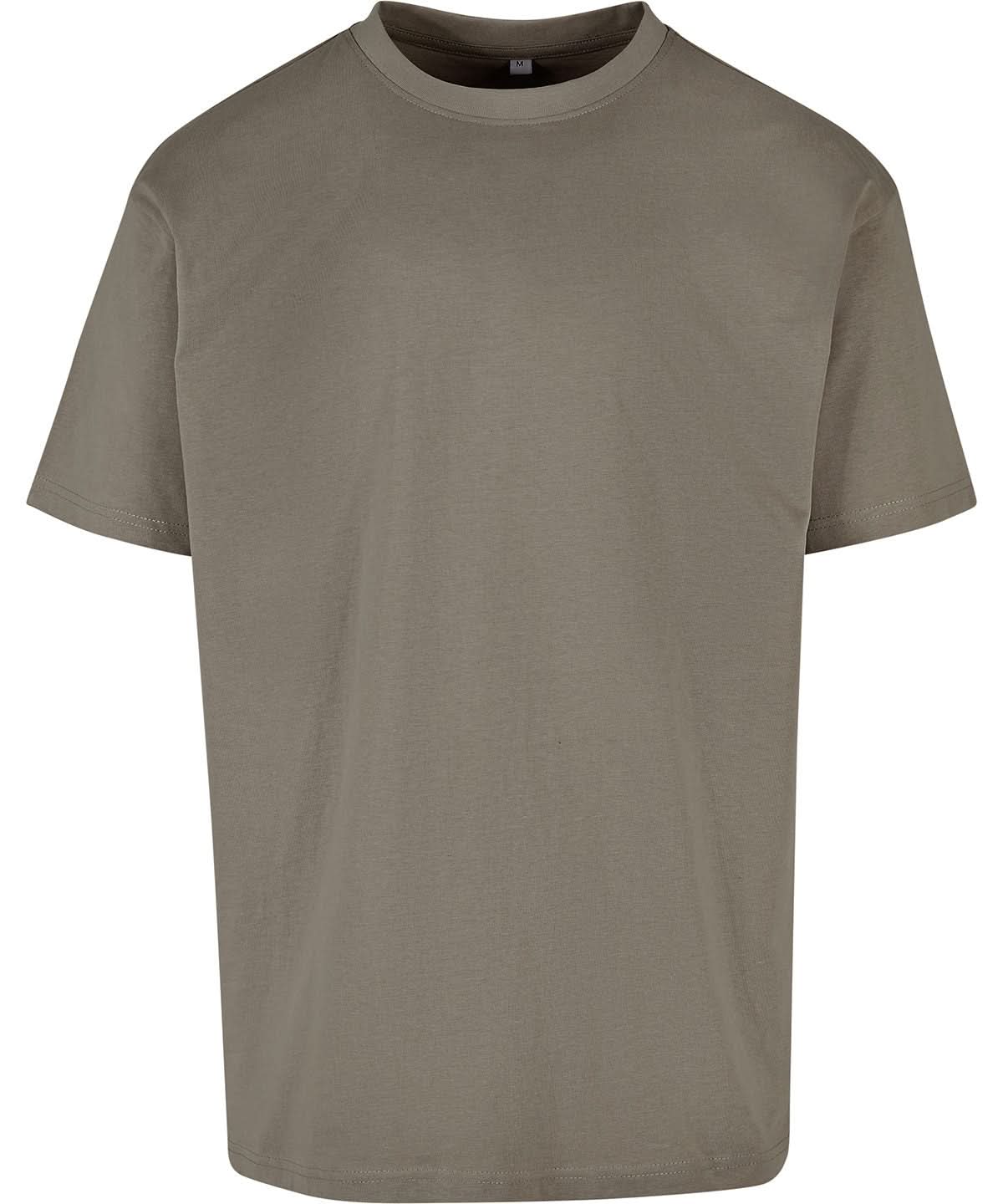 New Morning Studios Oversized Jersey tee Pale Olive NM003 - Pale Olive - Customisable T-Shirts