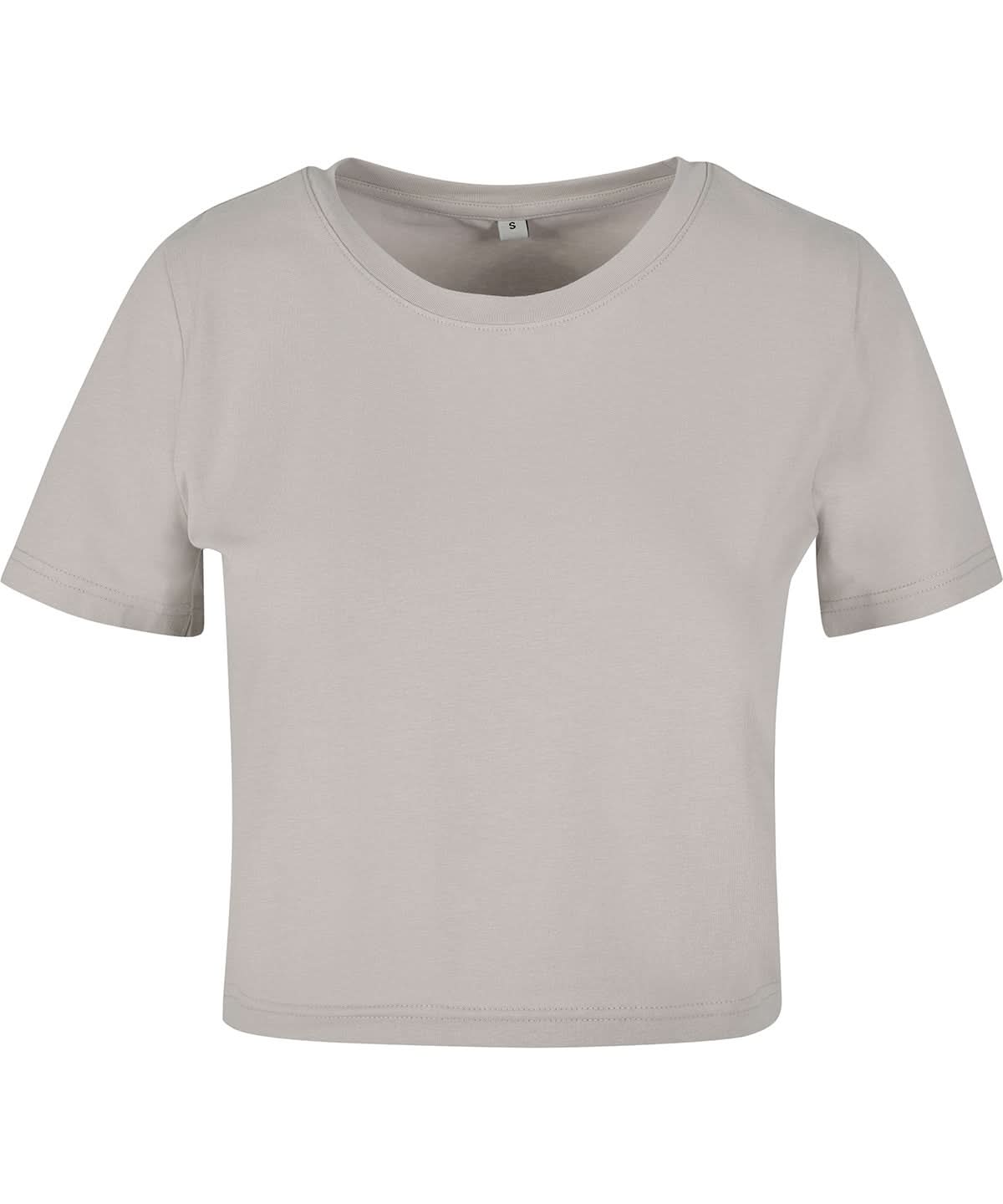 New Morning Studios Womens cropped tee NM006 - Light Asphalt - Customisable T-Shirts