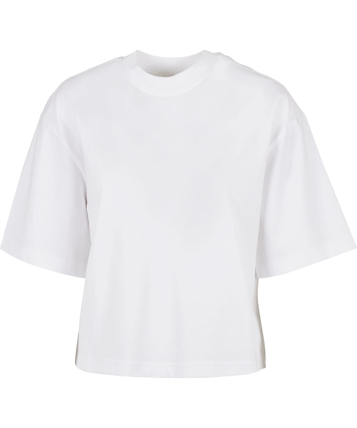 New Morning Studios Womens oversized tee NM008 - White - Customisable T-Shirts