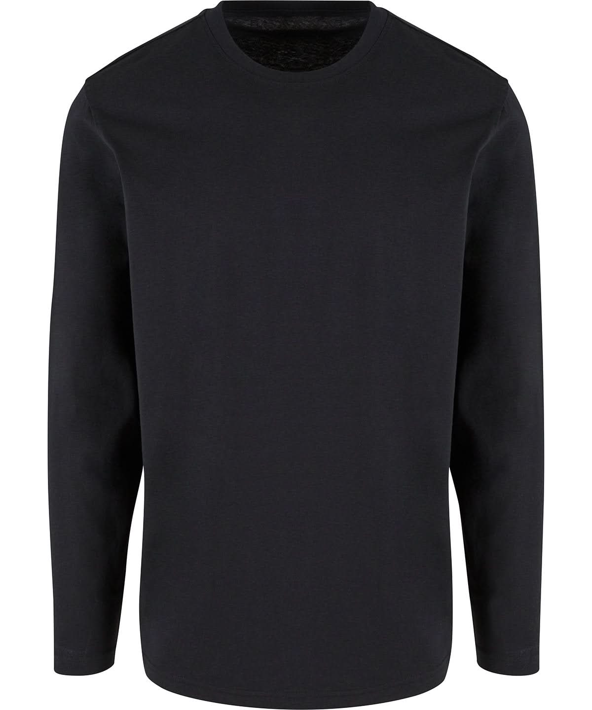 New Morning Studios Regular fit long sleeve shirt NM009 - Black - Customisable Shirts