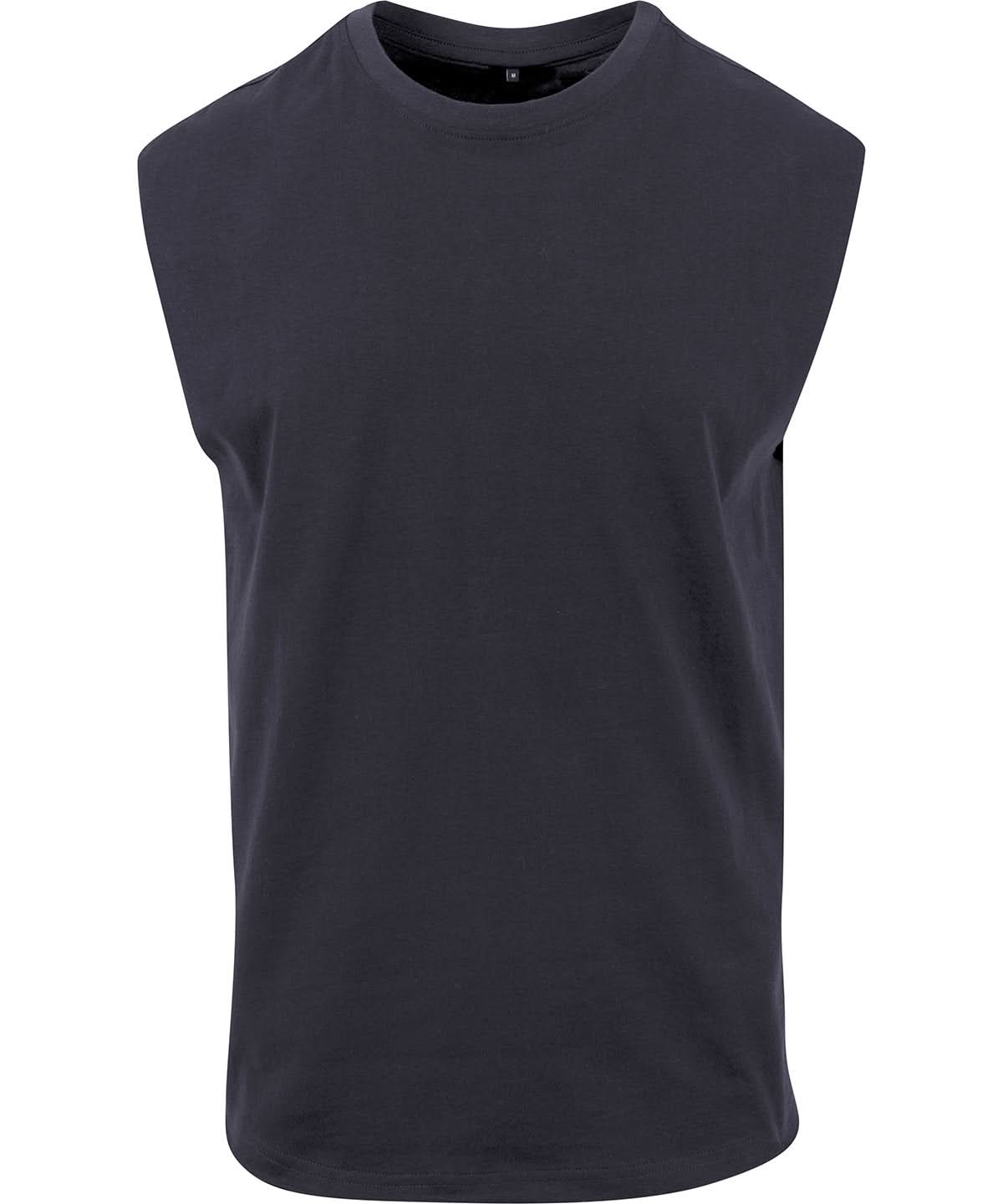 New Morning Studios SleeveleShort Sleeve tee NM016 - Navy - Customisable T-Shirts
