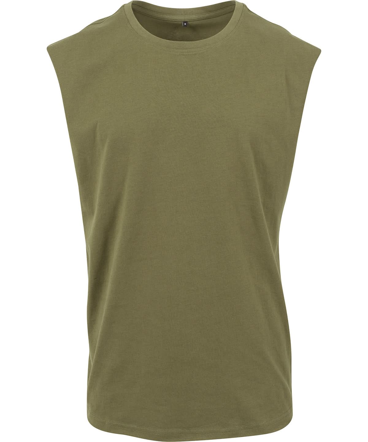 New Morning Studios SleeveleShort Sleeve tee NM016 - Olive - Customisable T-Shirts