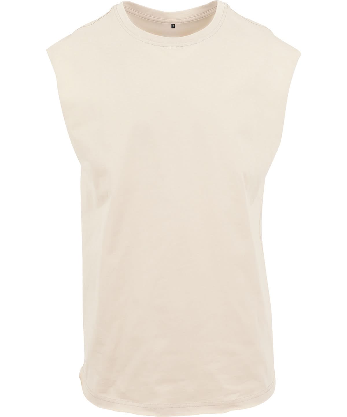 New Morning Studios SleeveleShort Sleeve tee NM016 - Sand - Customisable T-Shirts