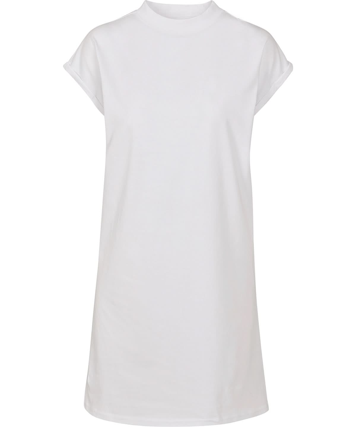 New Morning Studios Womens extended shoulder dress NM026 - White - Customisable Dresses