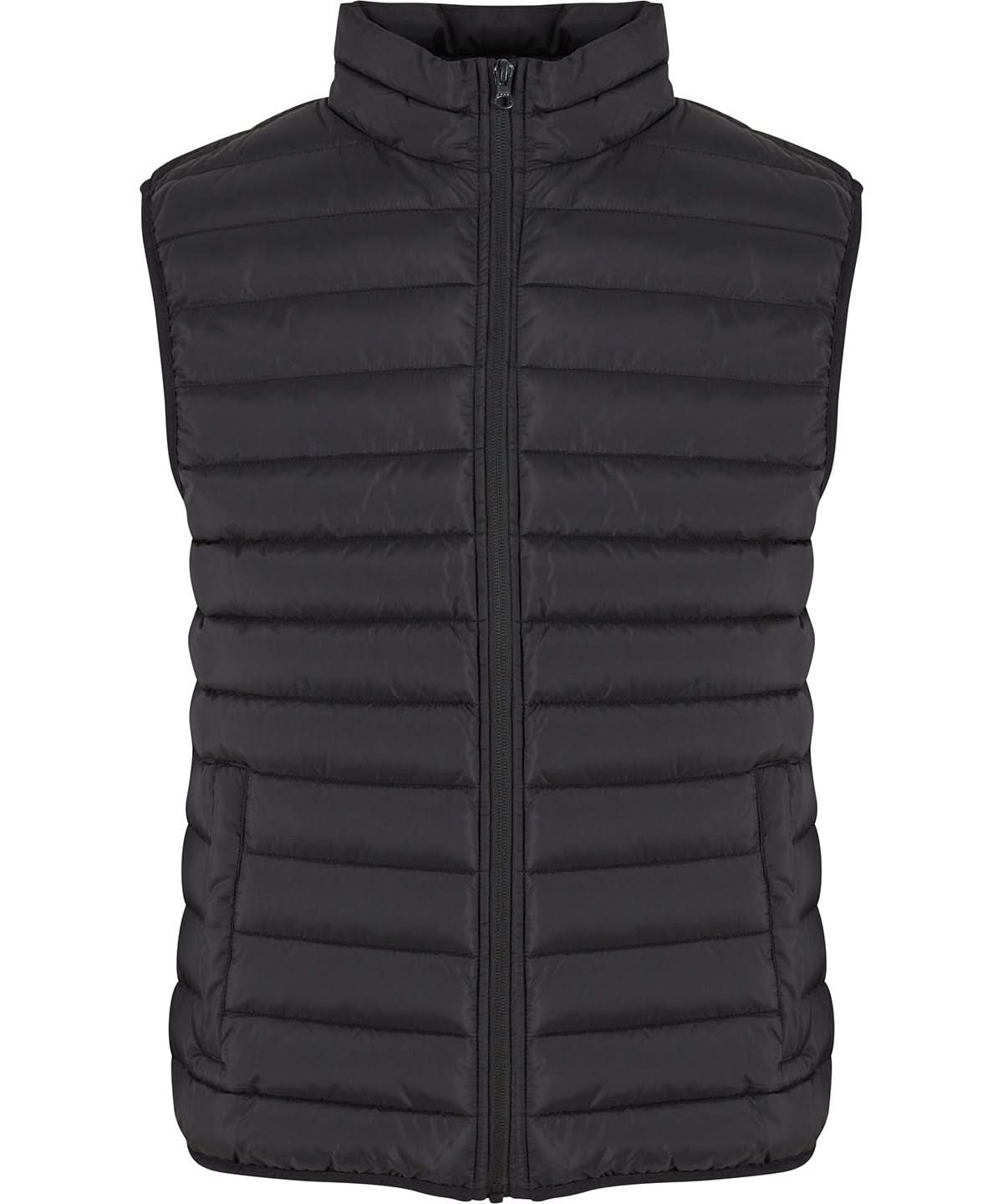 New Morning Studios Womens light puffer vest NM032 - Black - Customisable Gilets & Body Warmers