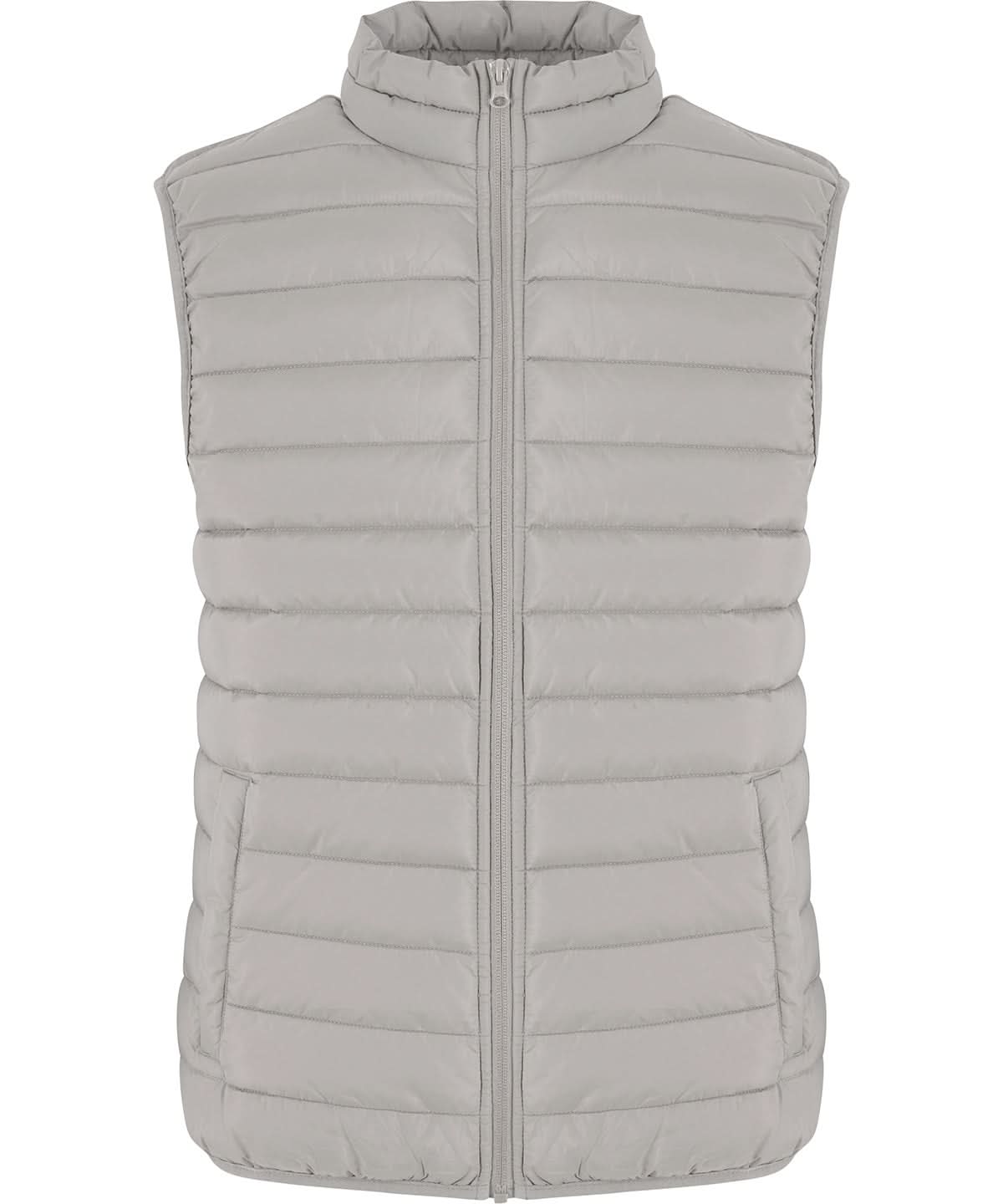New Morning Studios Womens light puffer vest NM032 - Light Asphalt - Customisable Gilets & Body Warmers