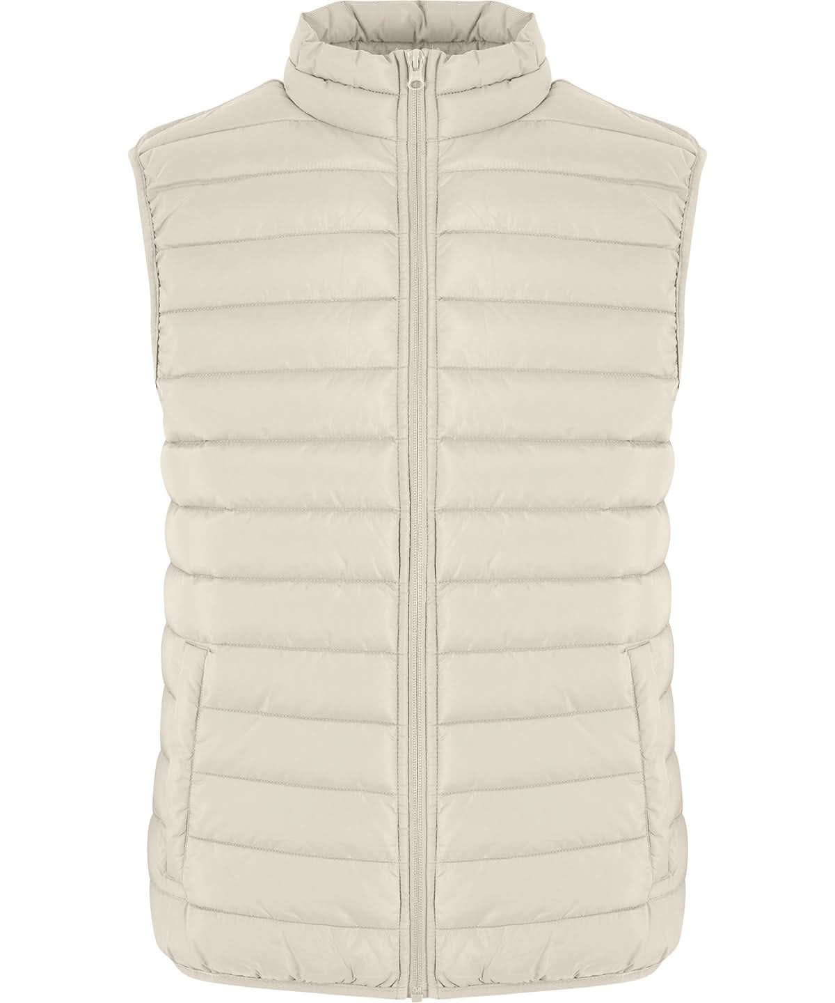 New Morning Studios Womens light puffer vest NM032 - Sand - Customisable Gilets & Body Warmers