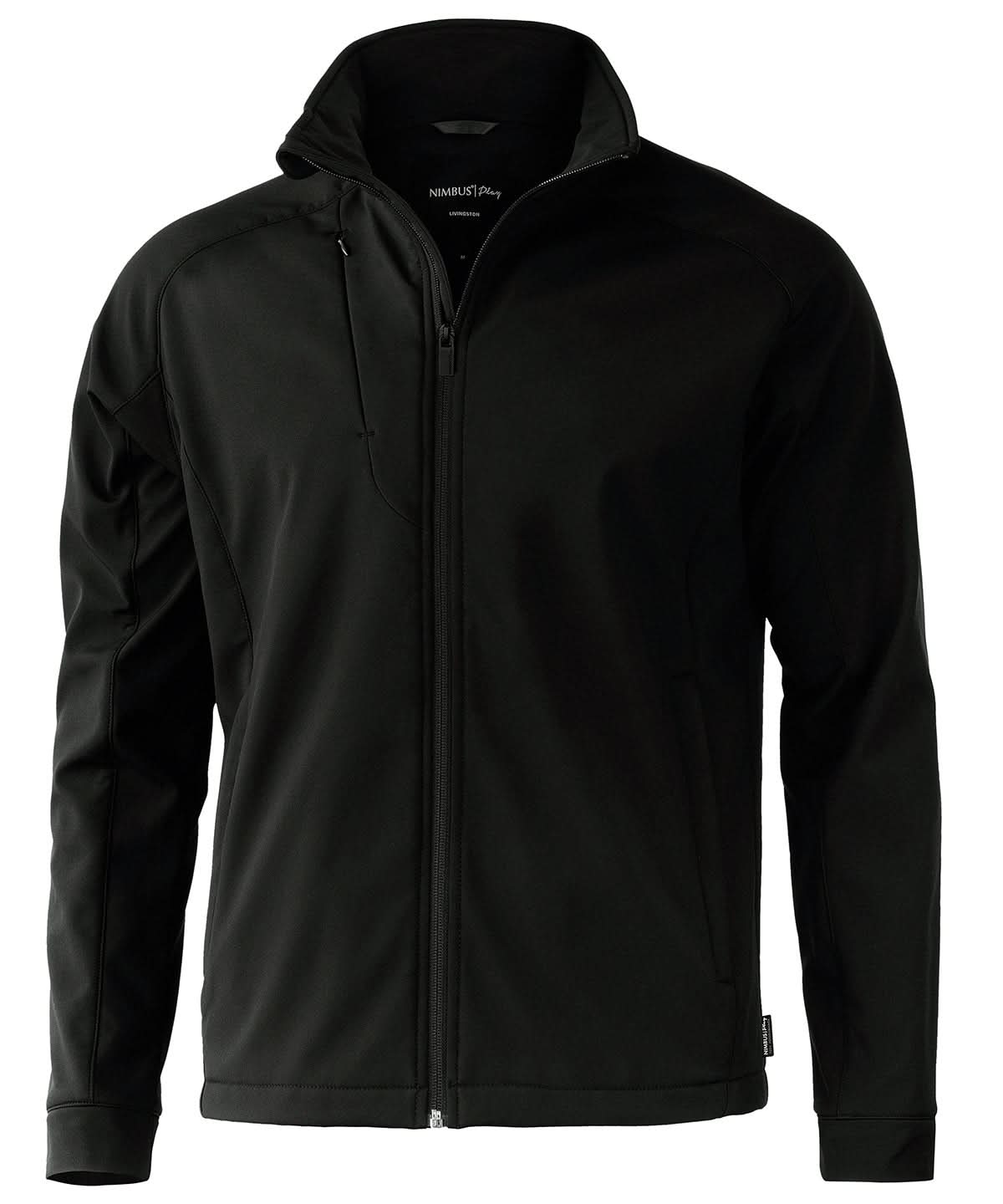 Nimbus Livingston 4 way stretch softshell NP12M - Black - Customisable Softshell Jacket