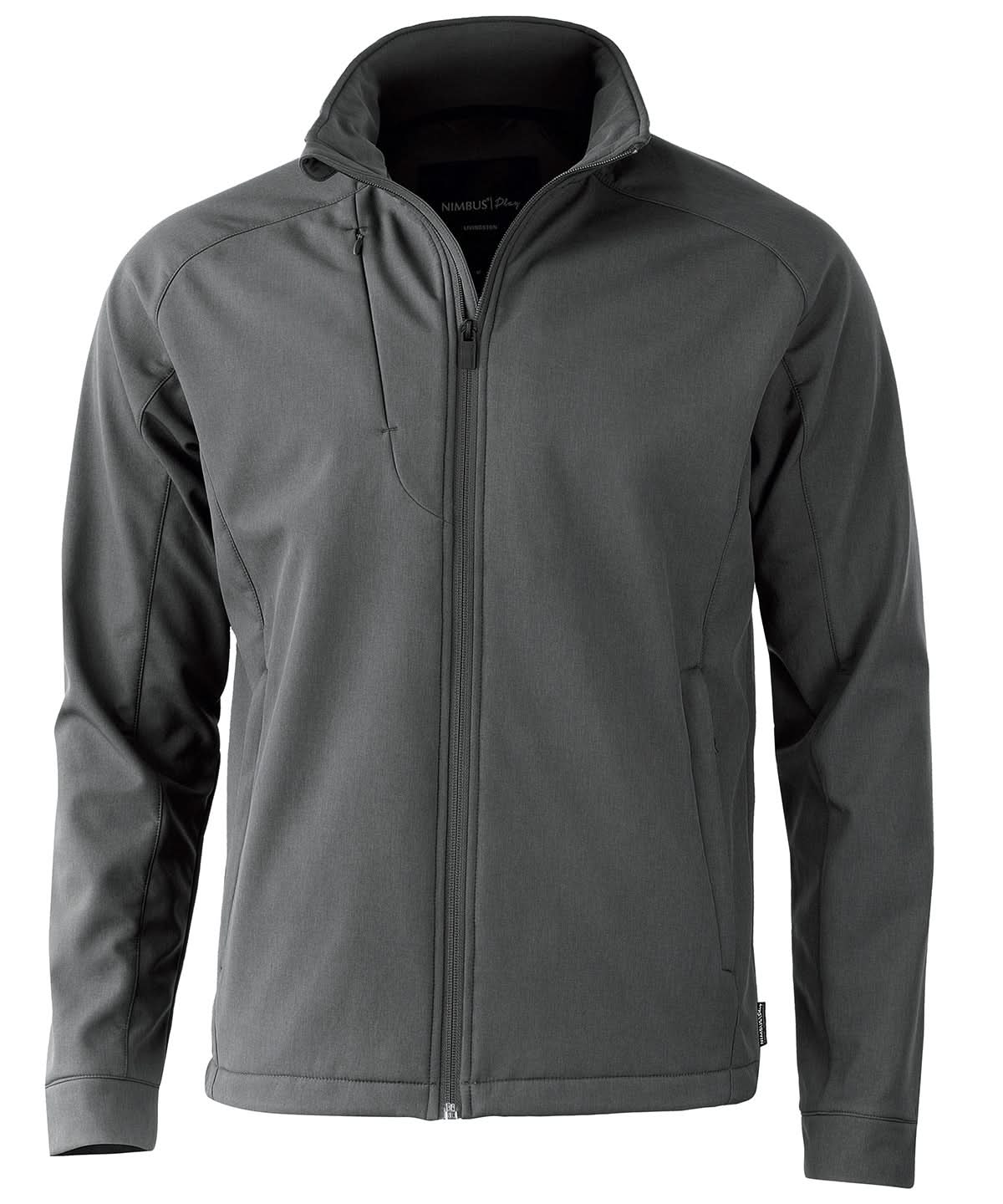 Nimbus Livingston 4 way stretch softshell NP12M - Grey Melange - Customisable Softshell Jacket