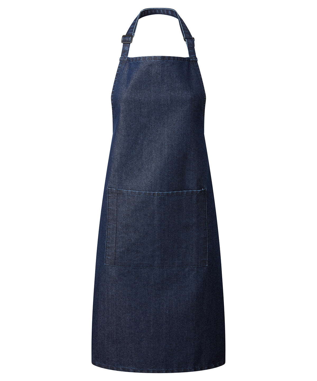 12 x Popular Bib Aprons with Pocket + Free Logo - Indigo Denim One size - Customisable Bundle