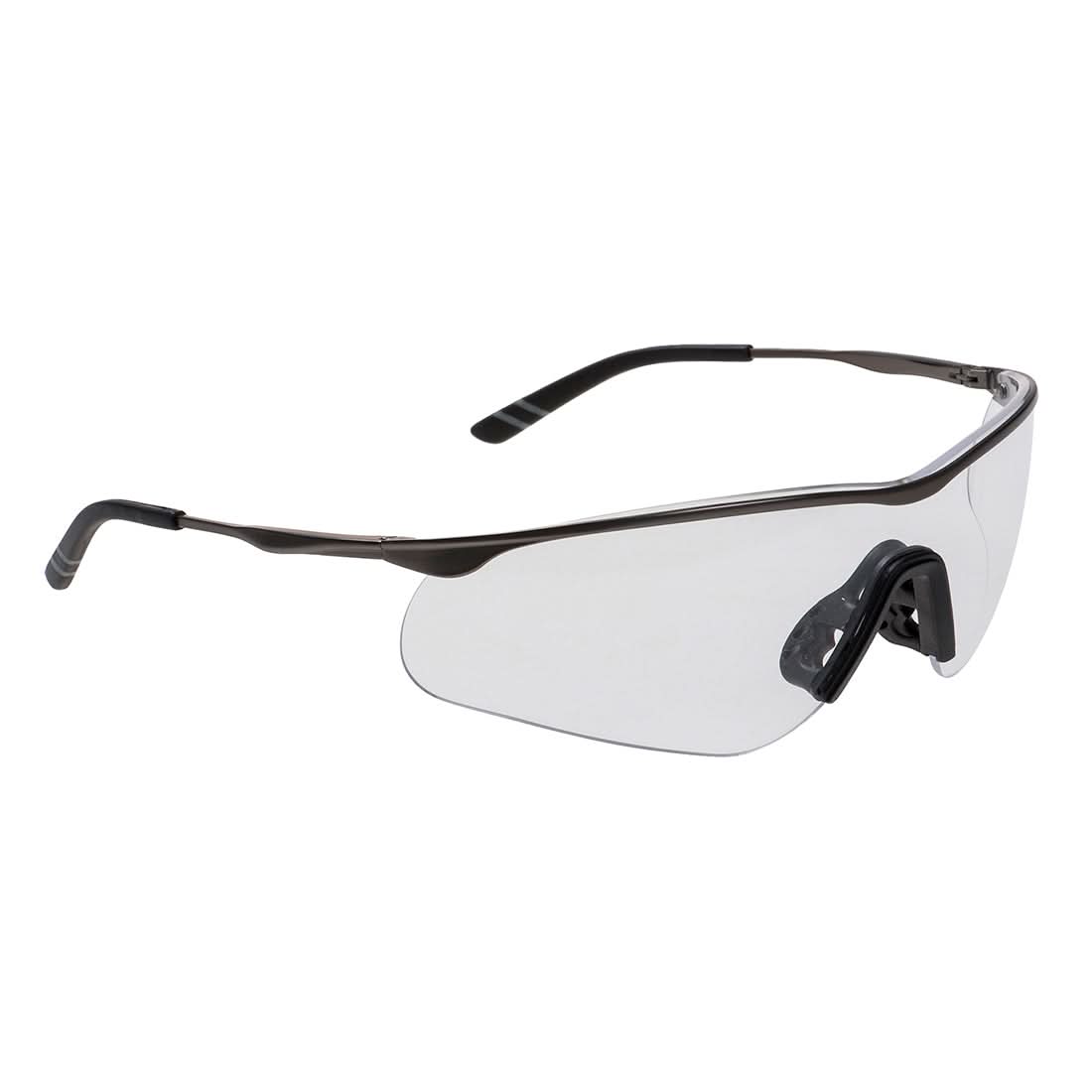 Portwest Tech Metal Spectacle PS16 - Clear - Customisable PPE