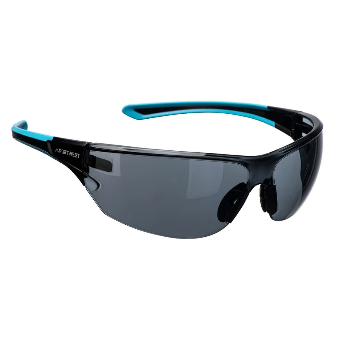 Portwest Essential Kn Safety Glasses PS19 - Smoke - Customisable PPE