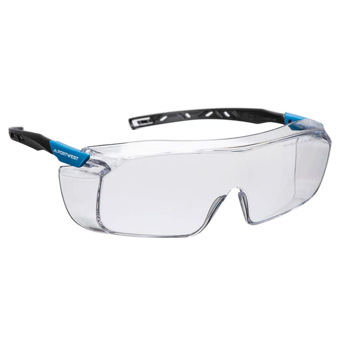Portwest Top Otg Safety Glasses PS31 - Clear - Customisable PPE