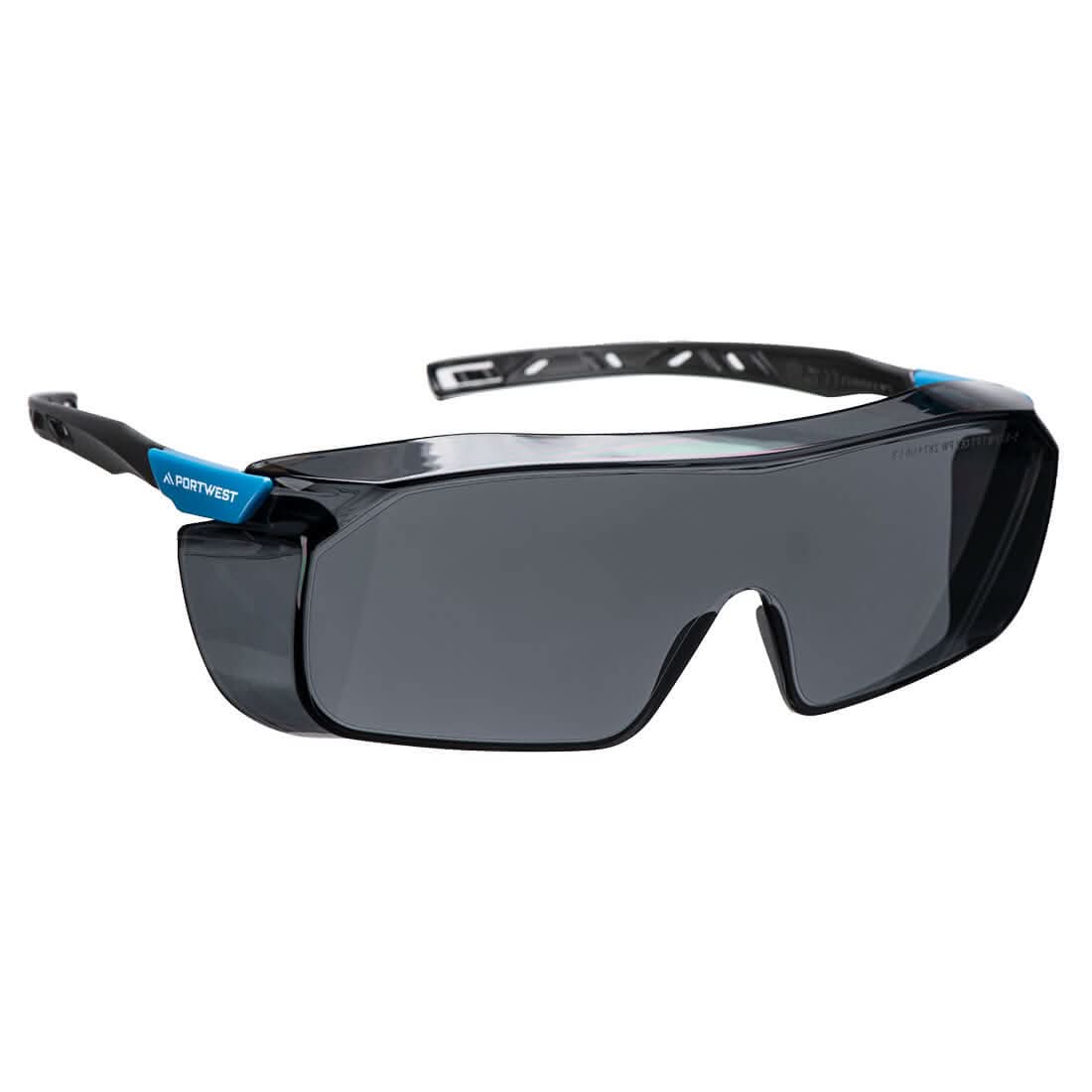 Portwest Top Otg Safety Glasses PS31 - Smoke - Customisable PPE