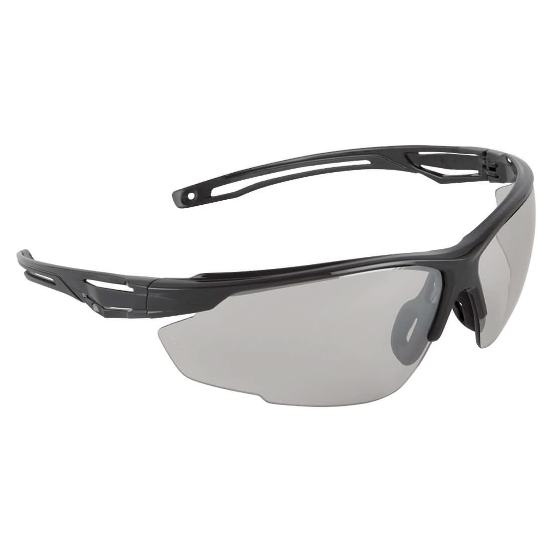 Portwest Anthracite Safety Glasses PS36 - Mirror - Customisable PPE