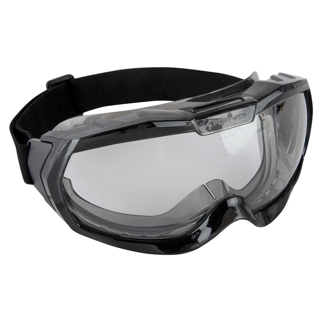 Portwest Ultra Safe Light Vented Goggles PS66 - Clear - Customisable PPE