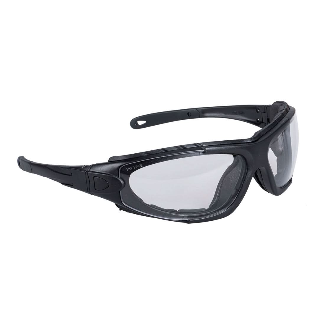 Portwest Levo Safety Glasses PW11 - Clear - Customisable PPE