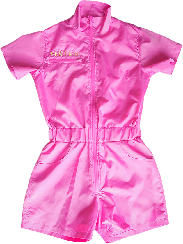 Pewtner Minipewt - Dog Grooming Jumpsuit - pink - Customisable Workwear