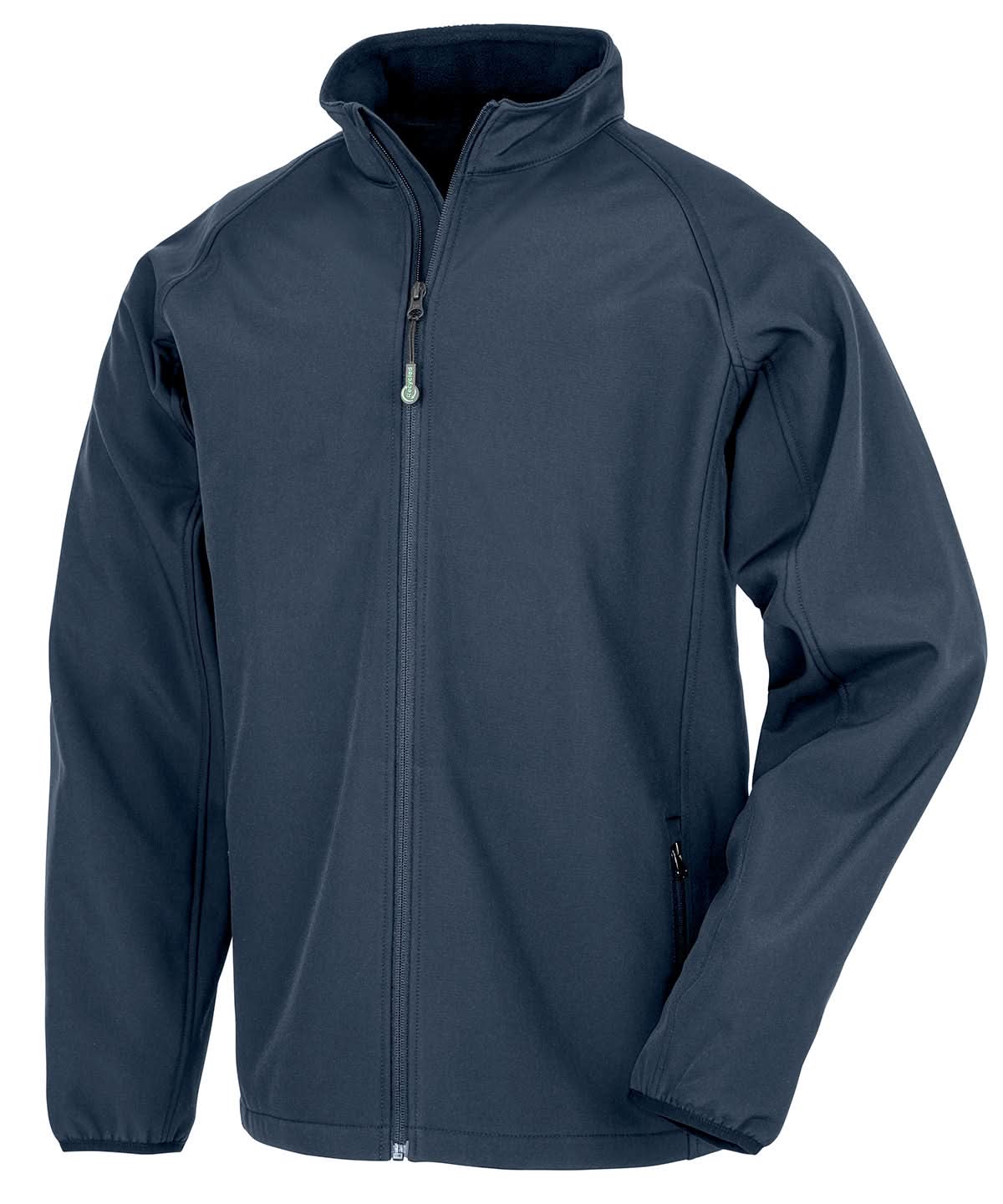 Result Genuine Recycled Recycled 2 layer printable junior softshell R901J - Navy - Customisable Softshell Jacket