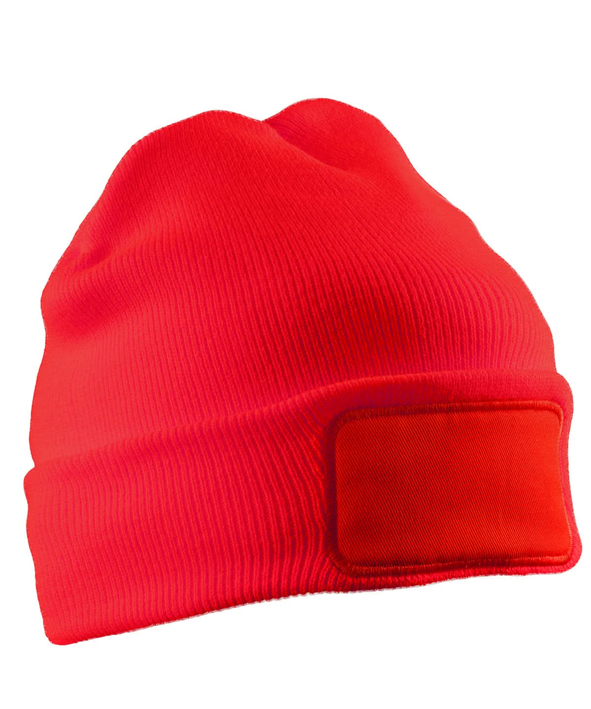 Result Genuine Recycled Recycled double knit printers beanie RC927 - Red One size - Customisable Beanies