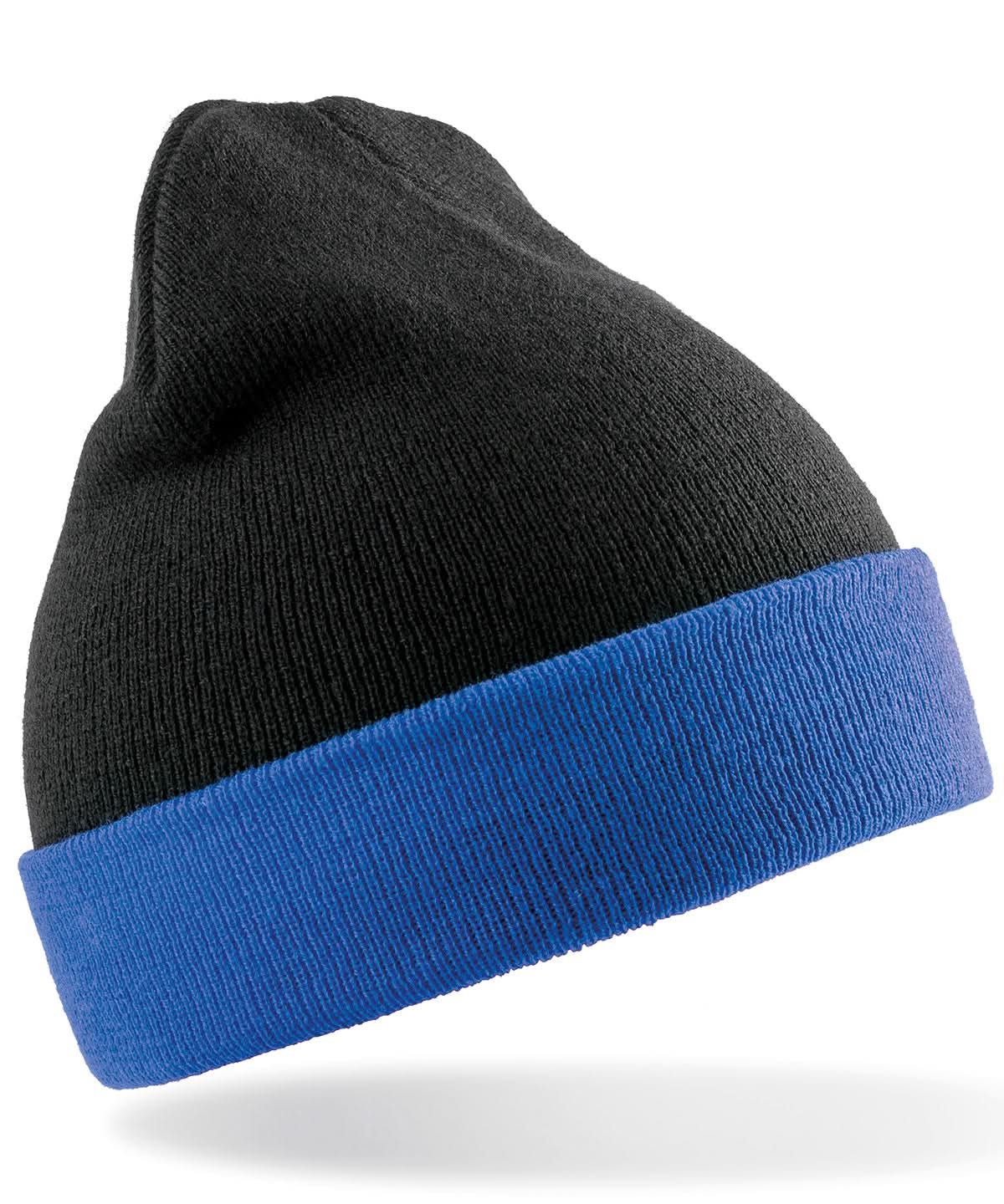 Result Genuine Recycled Recycled compass beanie RC930 - Black Royal One size - Customisable Beanies