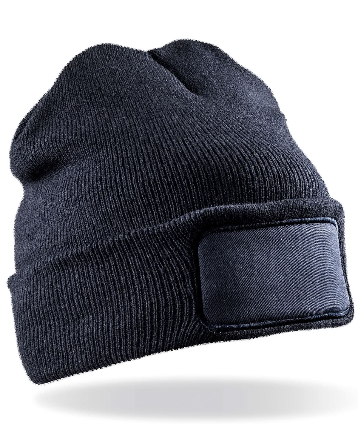 Result Genuine Recycled Recycled ThinsulateTM printers beanie RC934 - Navy One size - Customisable Beanies