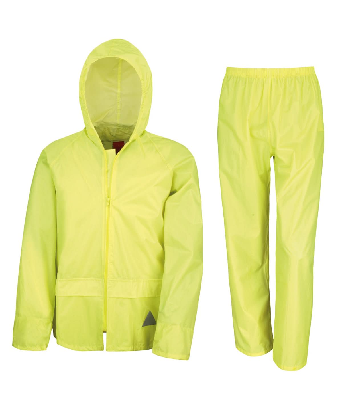 Result Waterproof jacket and trouser set RE95A - Neon Yellow - Customisable Jackets