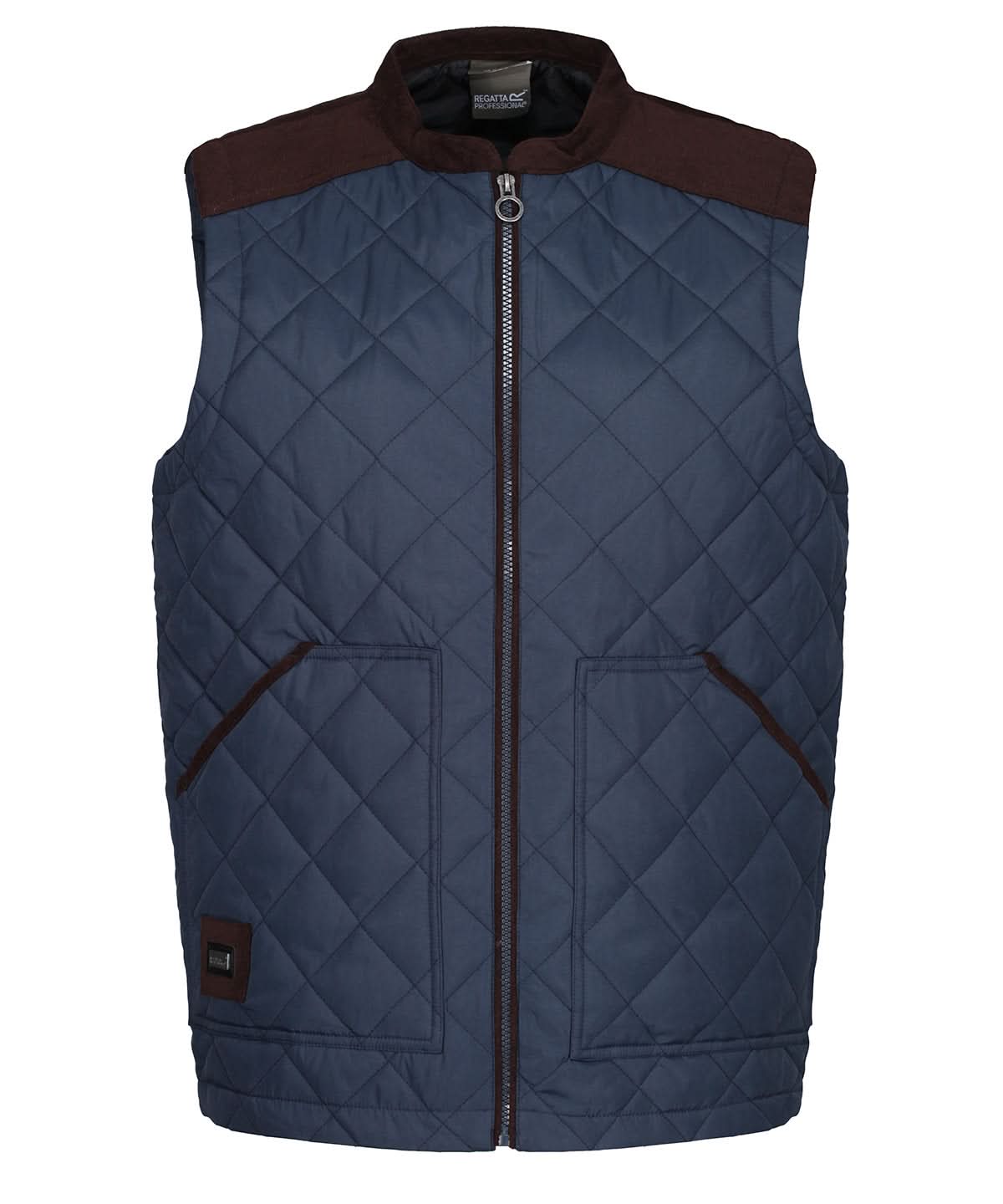Regatta Professional Moreton diamond quily gilet rg213 - Navy - Customisable Gilets & Body Warmers