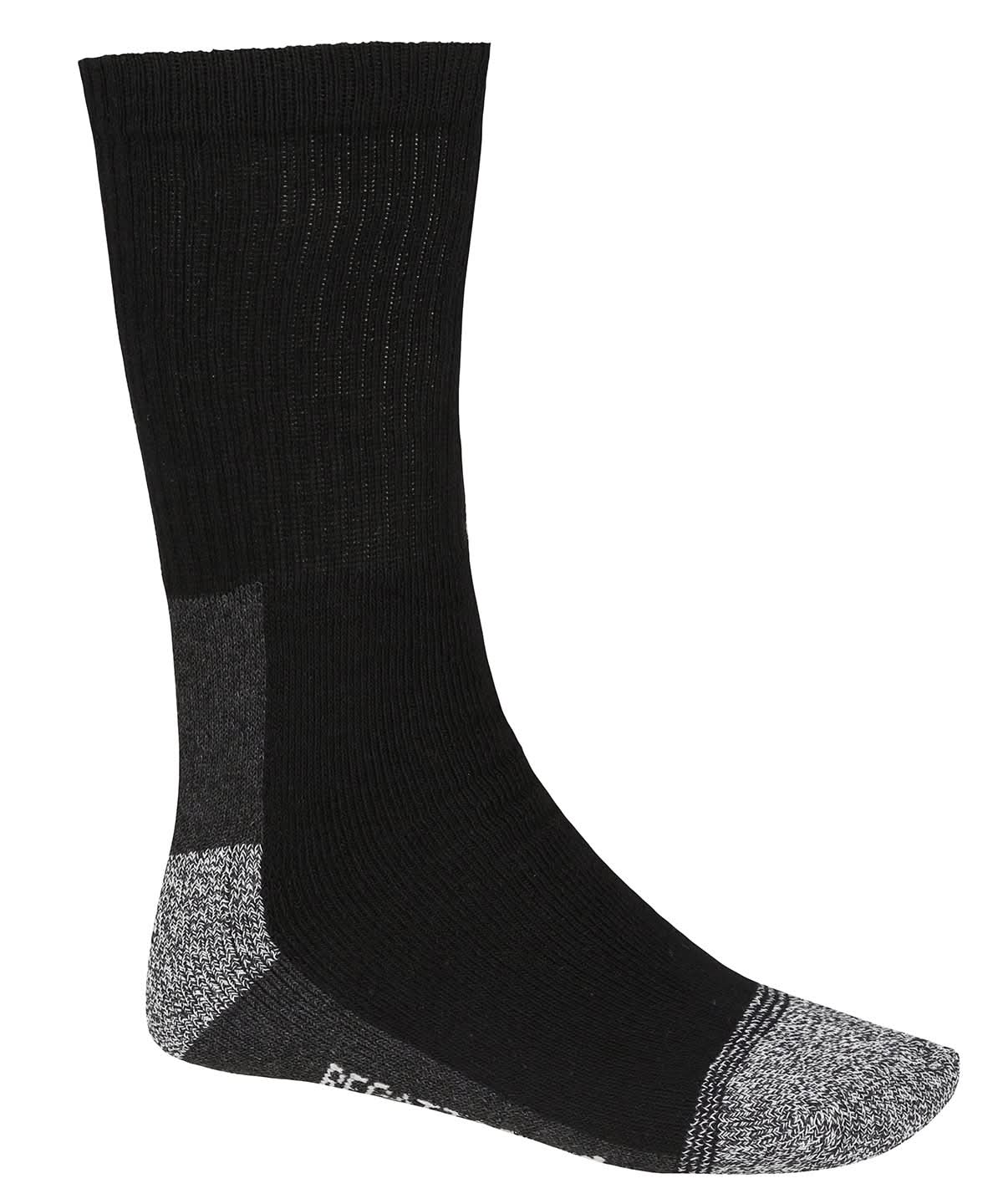 Regatta Professional Pro 5 pack work socks RG298 - Black One size - Customisable Socks