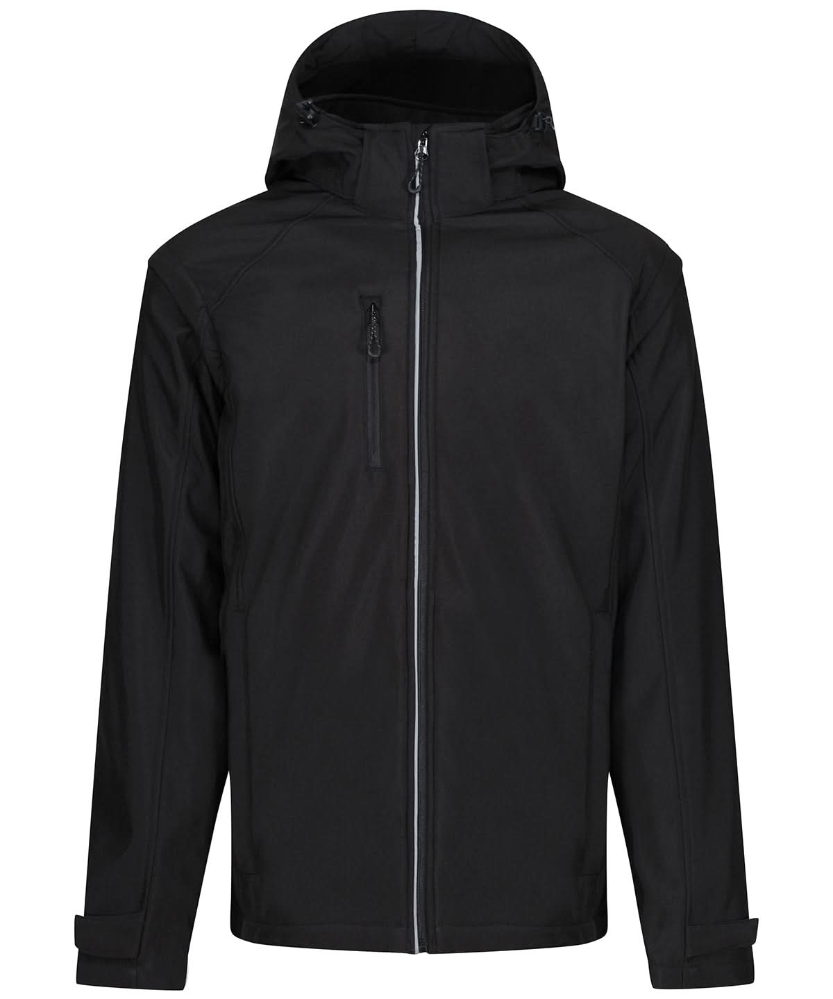Regatta Professional Erasmus 4 in 1 softshell jacket RG320 - Black (Black) - Customisable Softshell Jacket