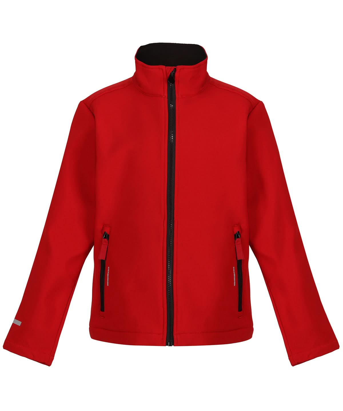 Regatta Junior Kids Ablaze softshell jacket RG332 - Classic Red Black - Customisable Softshell Jacket