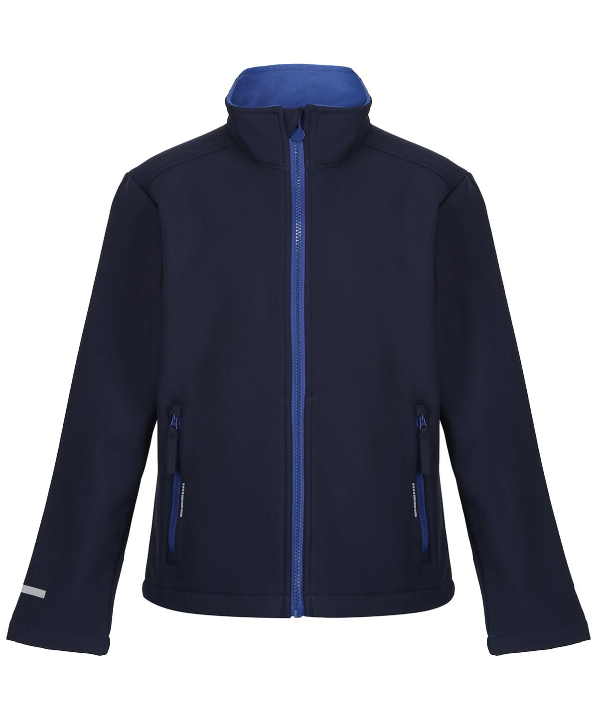 Regatta Junior Kids Ablaze softshell jacket RG332 - Navy New Royal - Customisable Softshell Jacket