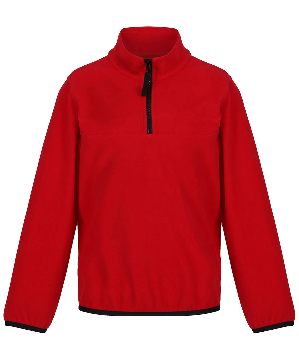 Regatta Junior Kids half zip microfleece RG334 - Classic Red Black - Customisable Fleece