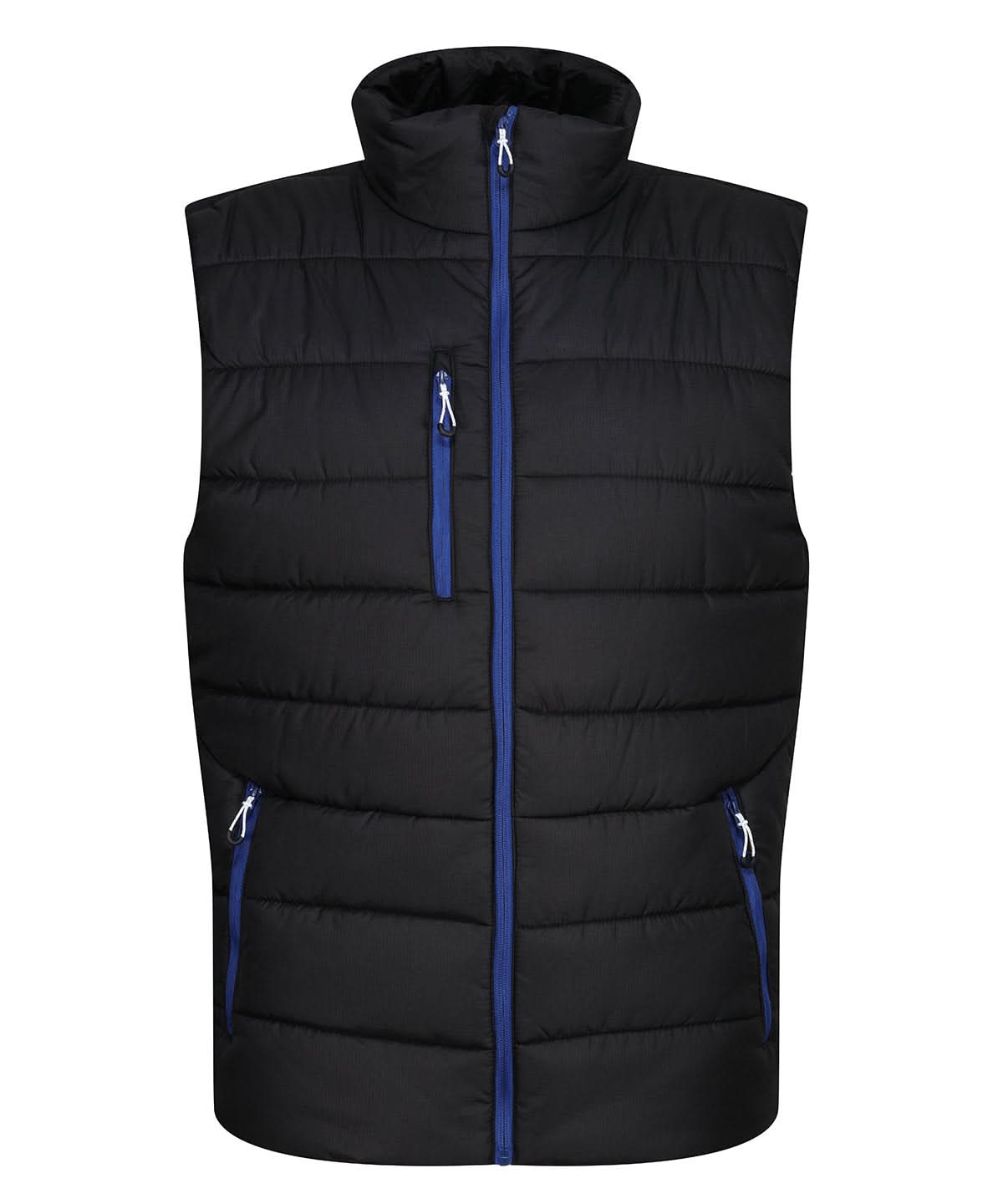 Regatta Professional Navigate thermal bodywarmer RG340 - Black New Royal - Customisable Gilets & Body Warmers