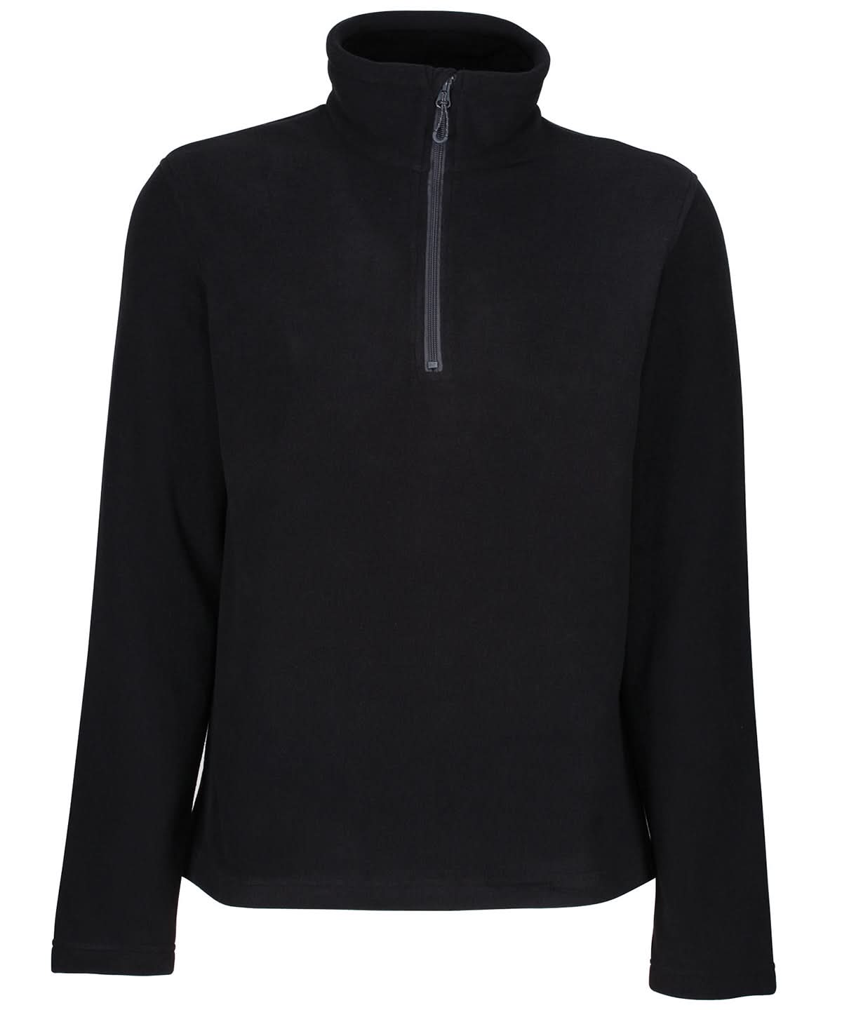 Regatta Honestly Made Honestly made recycled half zip fleece RG362 - Black - Customisable Fleece