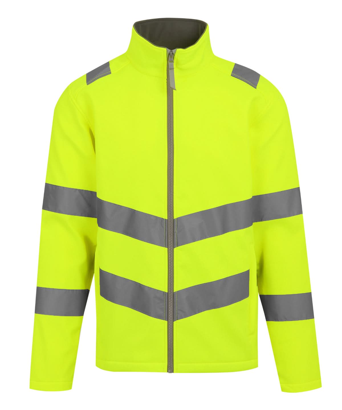 Regatta High Visibility Hi vis Pro contract Ablaze 2 layer softshell RG473 - Yellow - Customisable Softshell Jacket