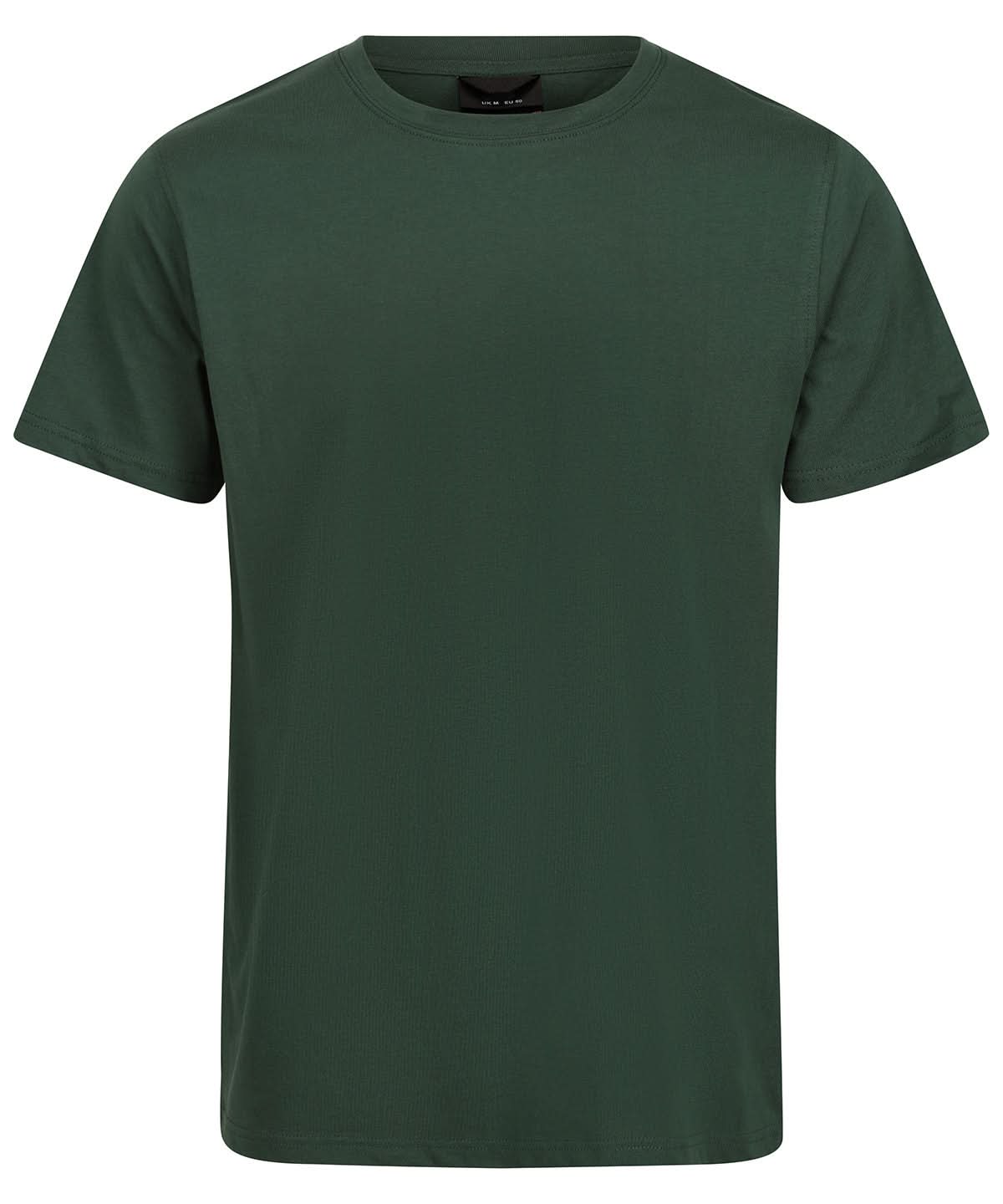 Regatta ProfeShort Sleeveional Pro soft touch cotton t shirt RG618 - Dark Green - Customisable T-Shirts