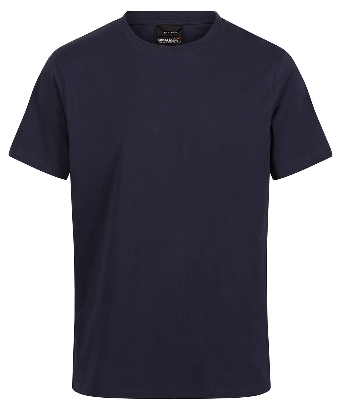 Regatta ProfeShort Sleeveional Pro soft touch cotton t shirt RG618 - Navy - Customisable T-Shirts