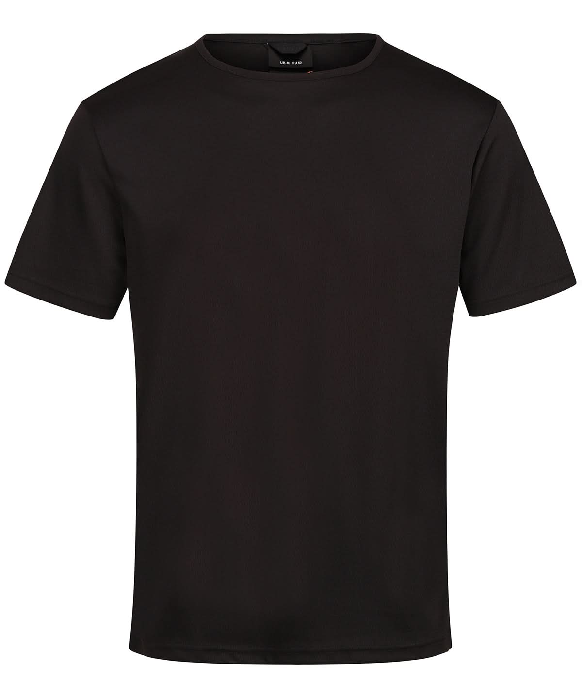 Regatta ProfeShort Sleeveional Pro wicking t shirt RG619 - Black - Customisable T-Shirts