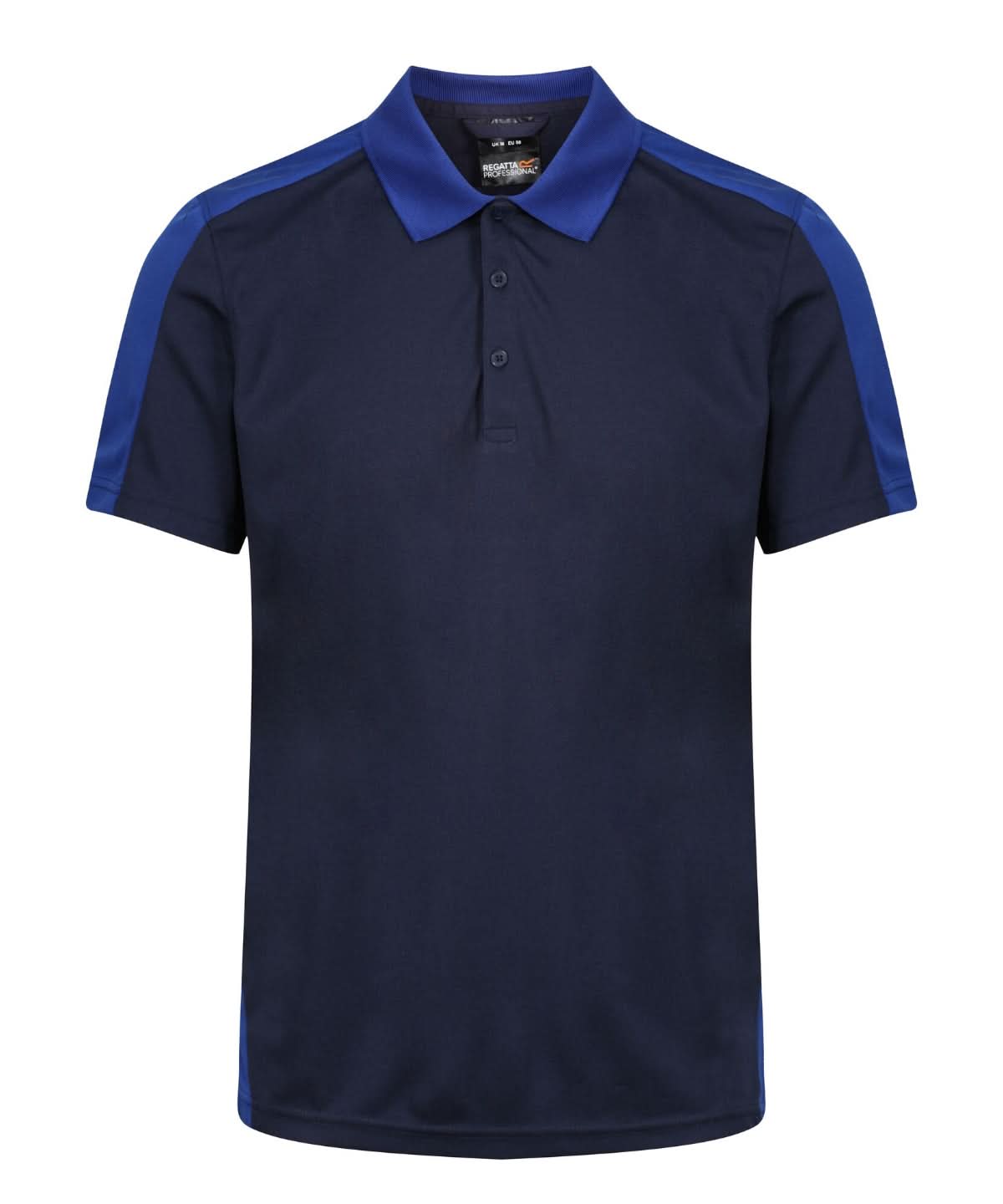 Regatta Professional Contrast wicking polo RG663 - Navy New Royal - Customisable Polos