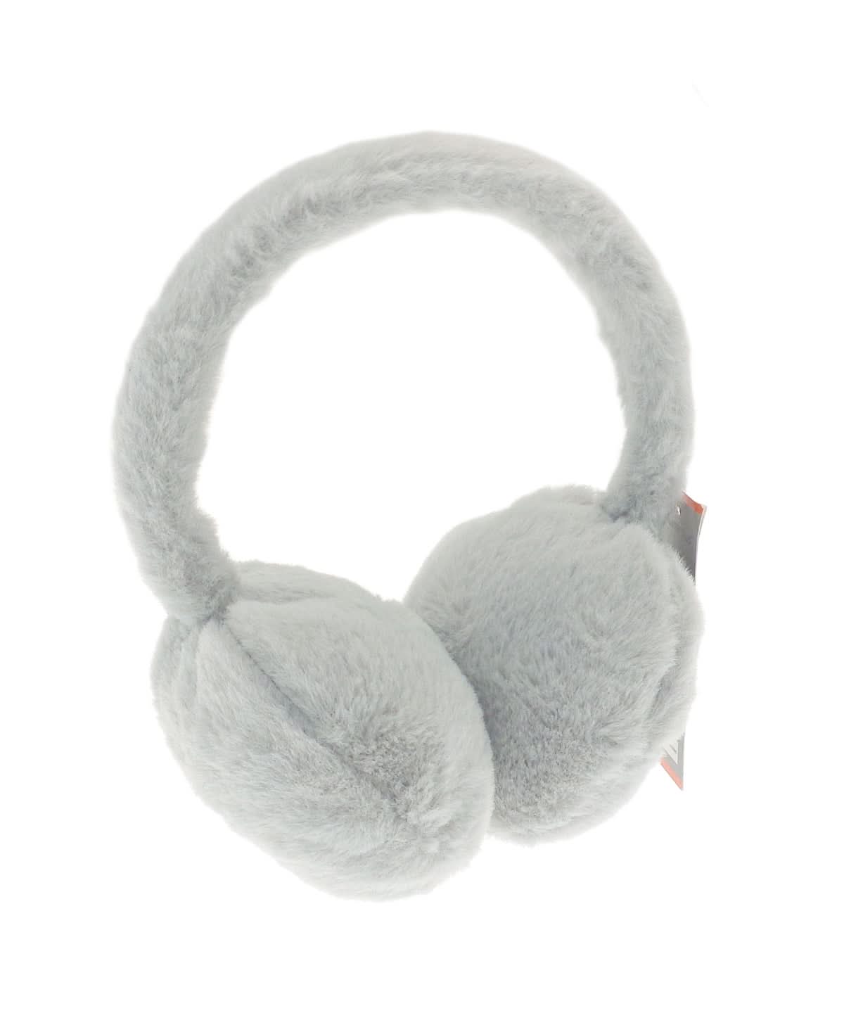 Ribbon Faux fur earmuffs RI020 - Grey One size - Customisable Ear Muffs
