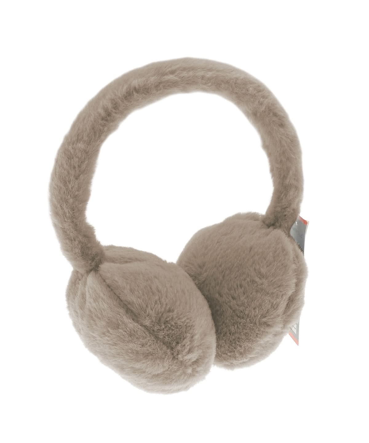 Ribbon Faux fur earmuffs RI020 - Natural One size - Customisable Ear Muffs