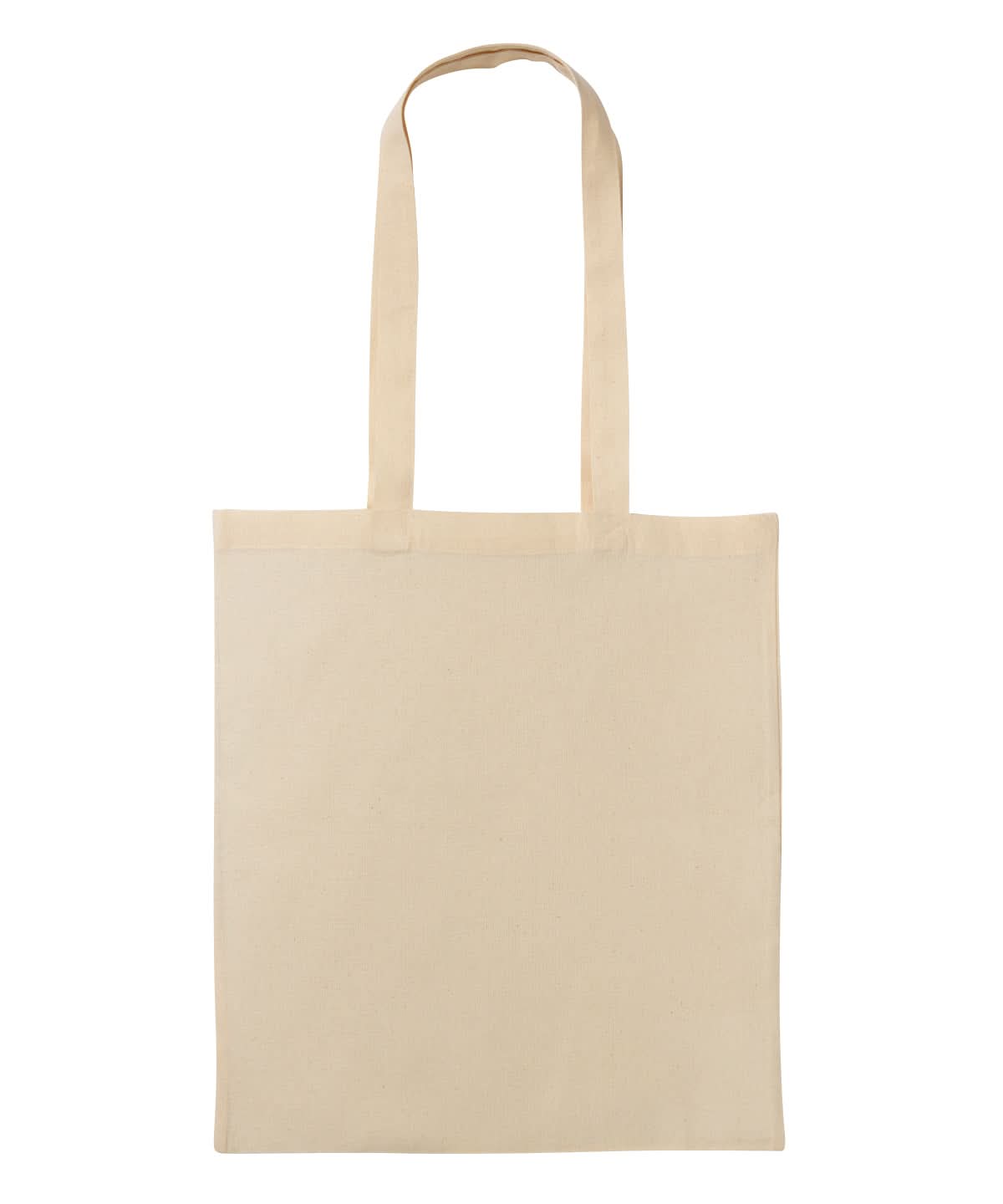 Nutshell Recycled cotton shopper long handle RL600 - Natural One size - Customisable Bags