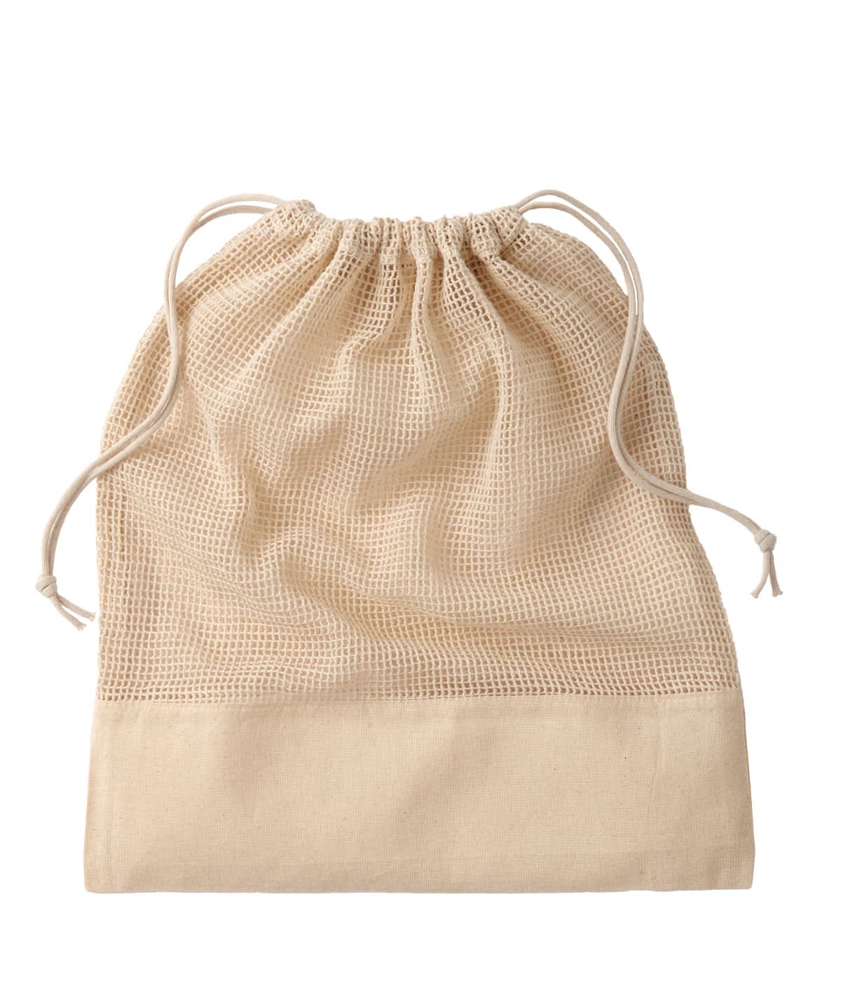 Nutshell Cotton mesh bag RL750 - Natural One size - Customisable Bags