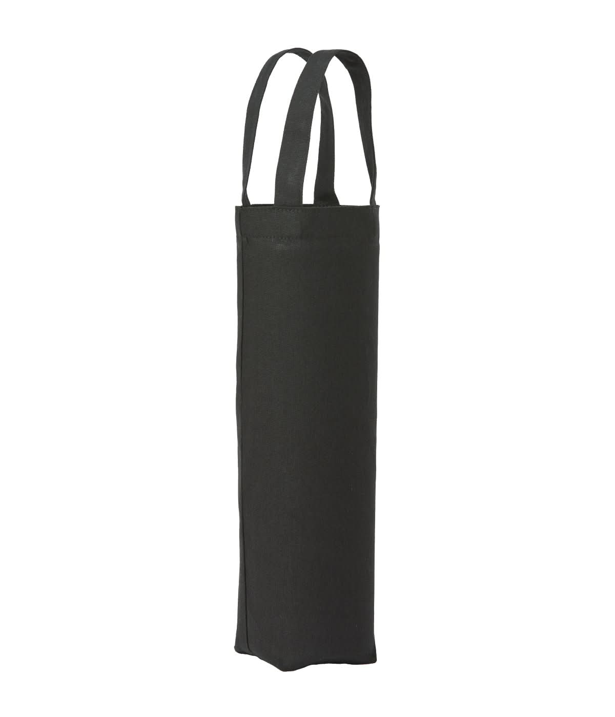 Nutshell Recycled premium canvas bottle bag RL900 - Black One size - Customisable Bags
