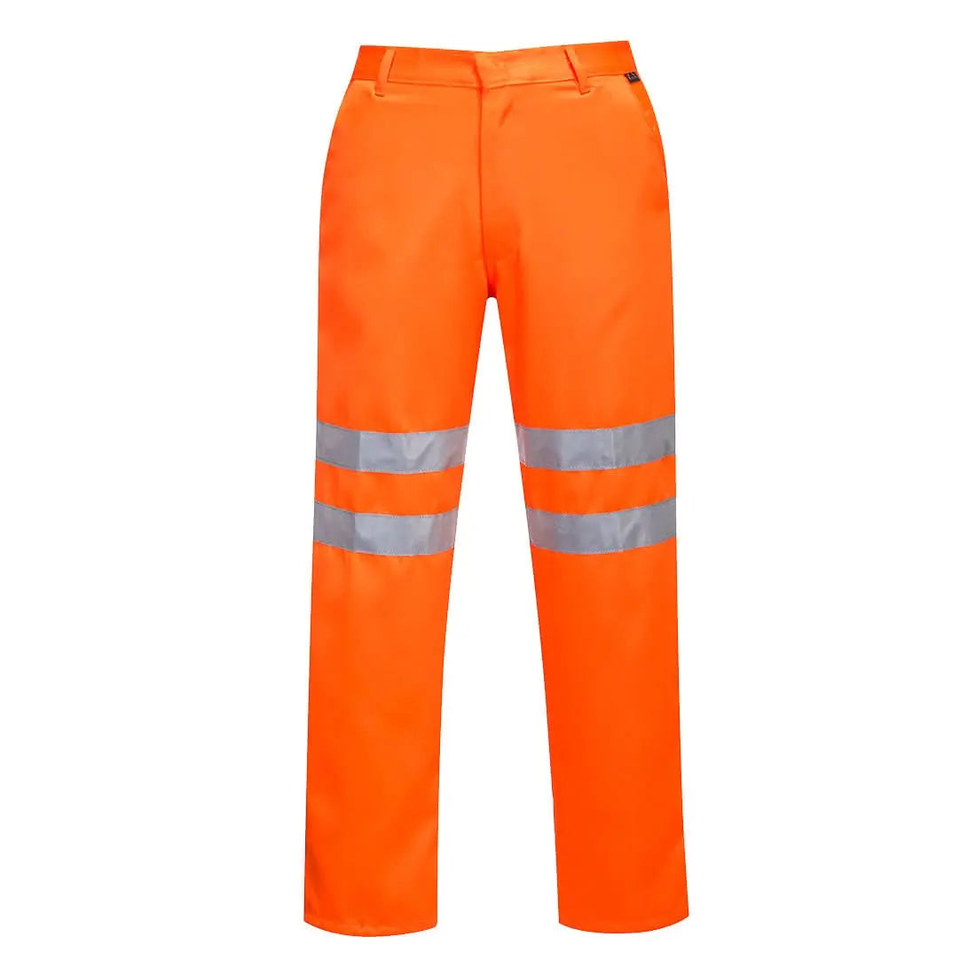 Hi Vis Polycotton Service Trousers Rt45 - Orange Tall - Customisable Service Trousers
