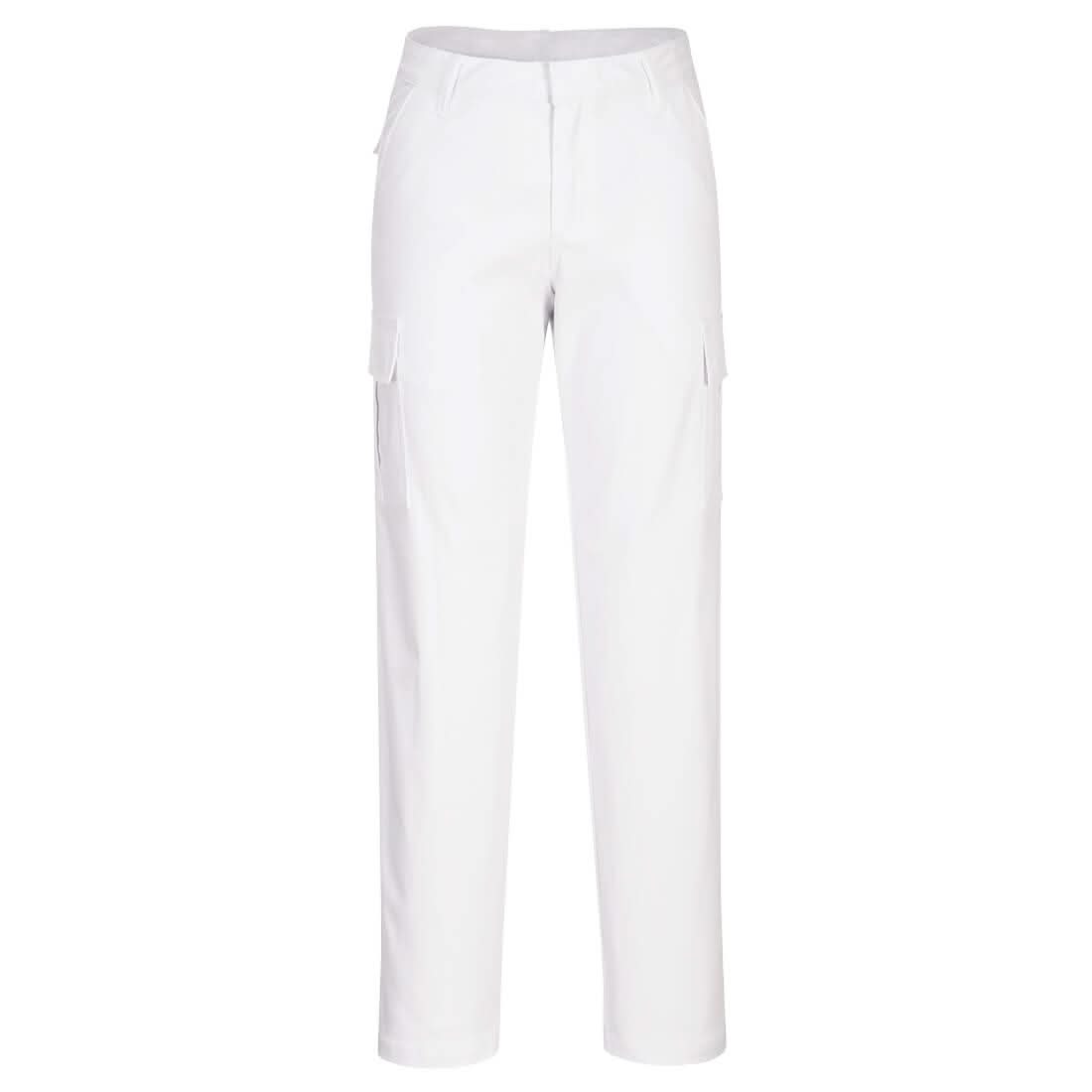 Portwest Wx2 Eco WomenS Stretch Cargo Trousers S233 - White - Customisable Trousers
