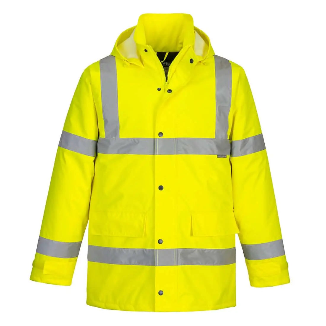 Hi Vis Winter Traffic Jacket S460 - Yellow - Customisable Insulated Jackets