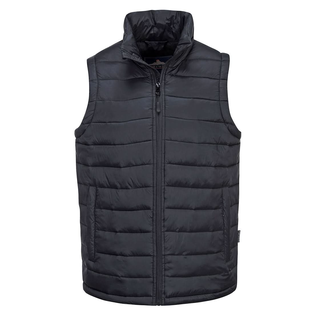 Portwest Baffle Gilet S544 - Black - Customisable Gilets & Body Warmers