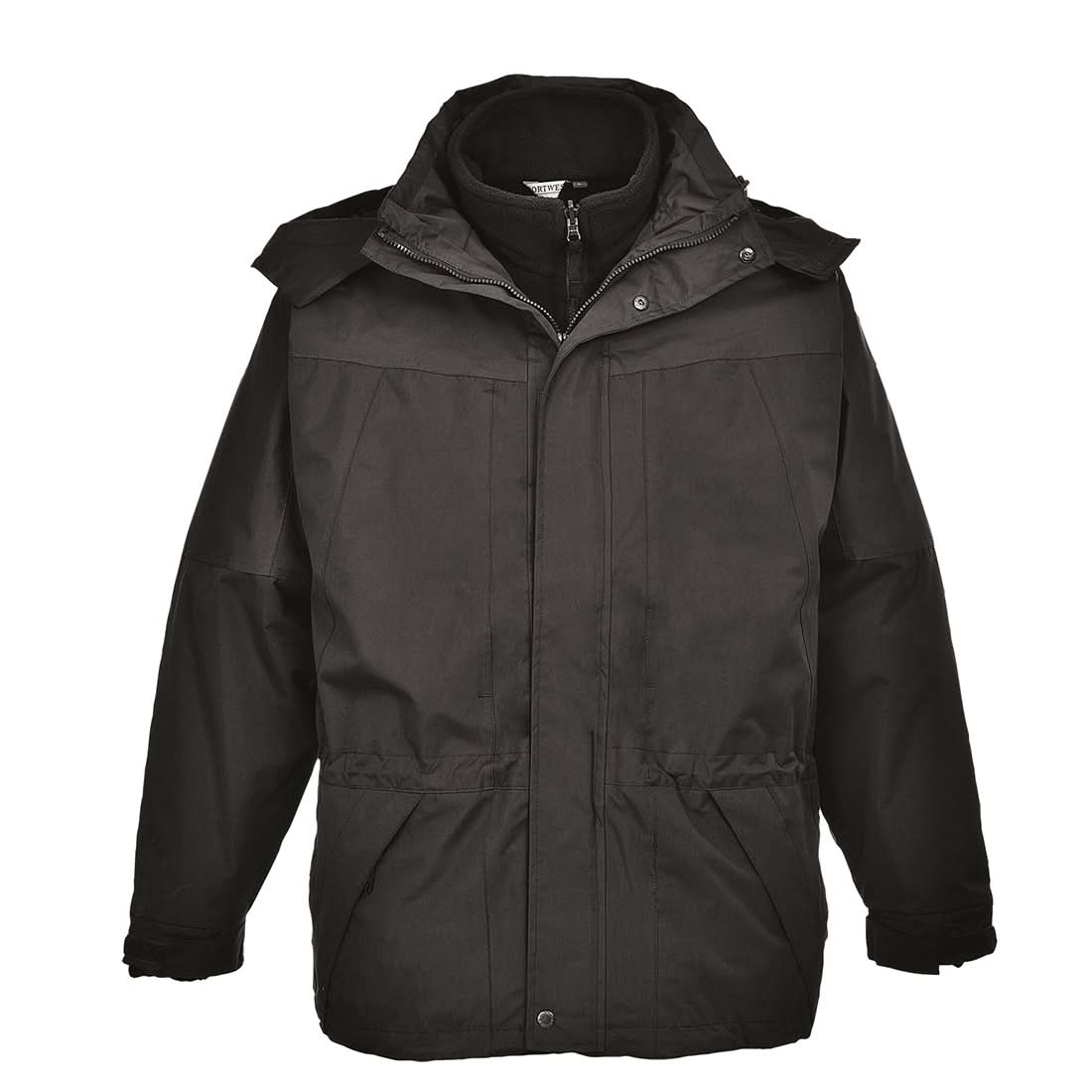Portwest Aviemore 3 In 1 Jacket S570 - Black - Customisable Jackets